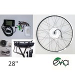 kit bici elettrica 28 batteria al portapacchi
